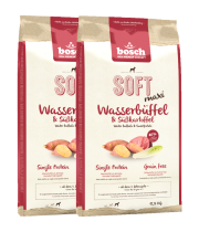 bosch HPC Soft+ Maxi WATER BUFFALO & Sweetpotato 12,5kg x 2